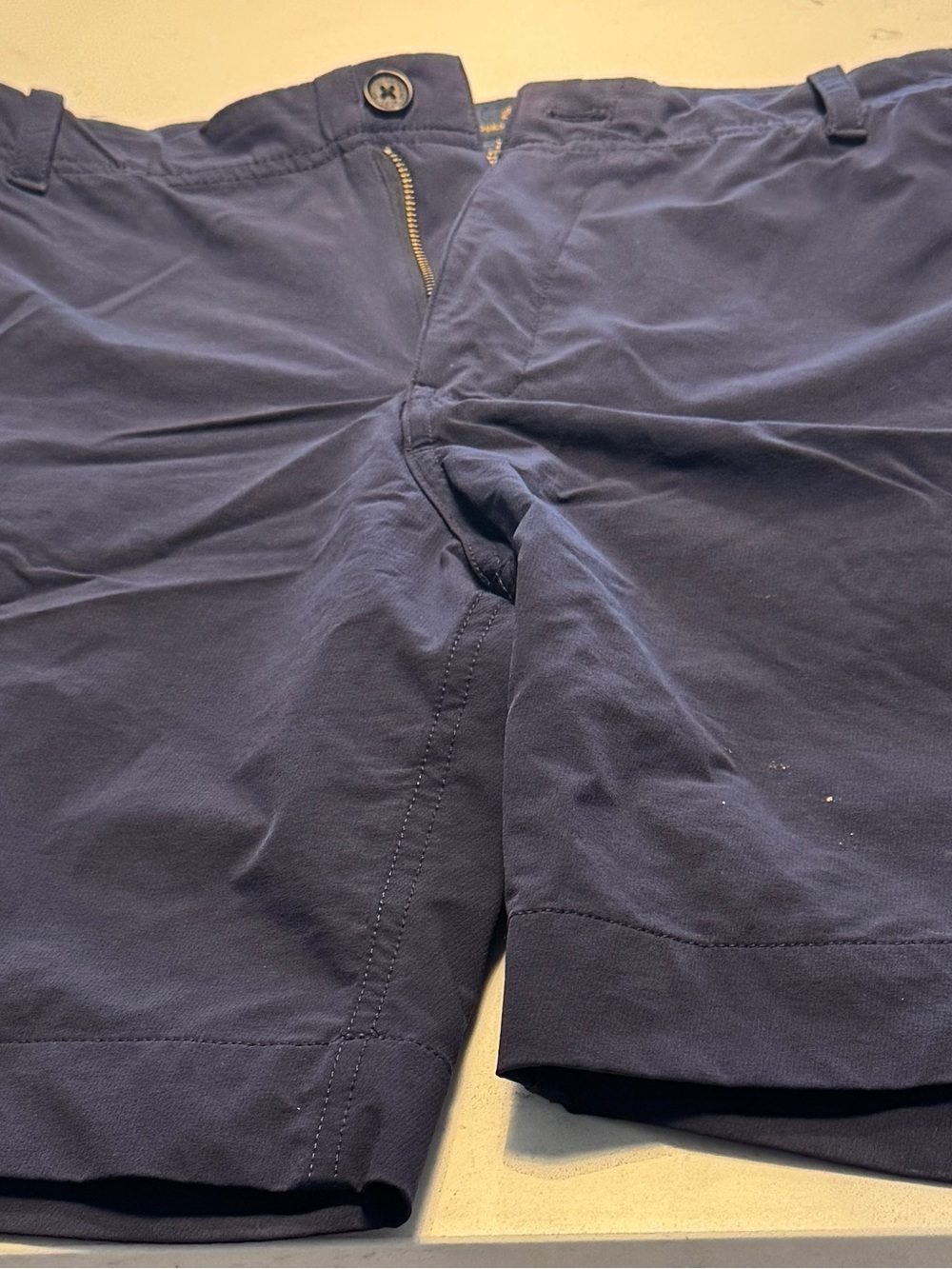 Brooks Brothers Dark Navy Stretch Cotton-Blend Shorts